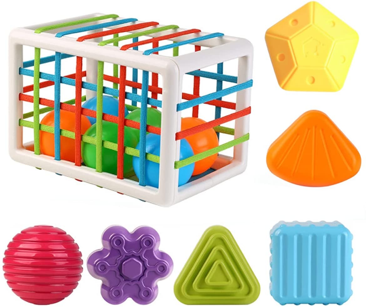 Baby Soft Shape Sorting Cage – 6 Shapes