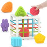 Baby Soft Shape Sorting Cage – 6 Shapes - Image 2