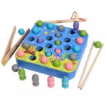 Wooden Magnetic Fishing & Bead Holder Kit - Image 6