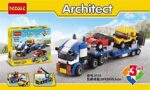 Architect Vehicle Transporter 3 In 1 Blocks-264 Pieces - Image 3