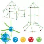 3D Tube House Building Blocks Play Set – 68 Pieces - Image 6