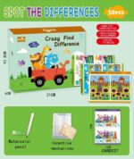 Flash Cards Crazy Find Difference