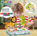 Creative Animal Puzzles Drill Assembling Nut Combination Toys - Image 6