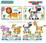 Creative Animal Puzzles Drill Assembling Nut Combination Toys - Image 7