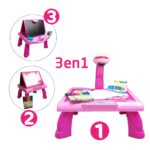 3 in 1 Drawing Board-Chalk Board, Projection Painting & White Board