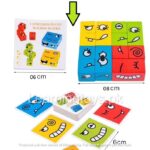 Learning Concept By Wooden Face Changing Cubes - Image 3