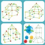 3D Tube House Building Blocks Play Set – 68 Pieces - Image 7