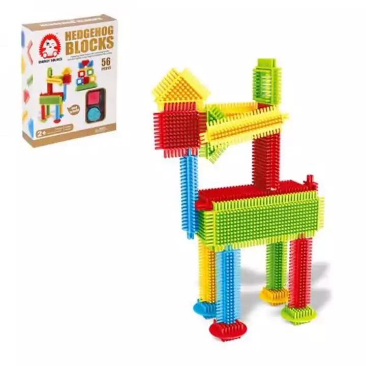 Hedgehog Interlocking Creative Blocks – 56 Pieces