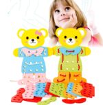 Bear Dress Lacing And Threading Game ( Art Craft Lacing ) - Image 7