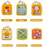 6 In 1 Activity Cube Sorter Box - Image 2