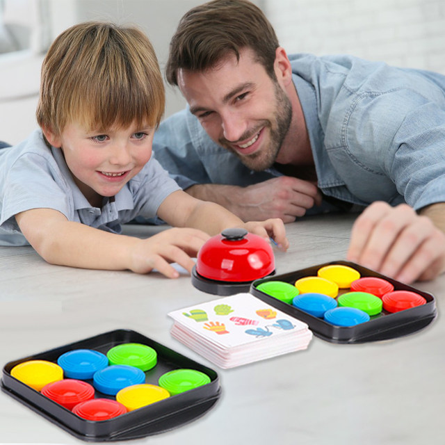 Crazy Push And Push Table Building Blocks Game
