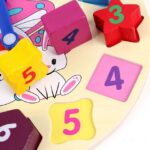 Wooden Digital Geometry Clock - Image 2