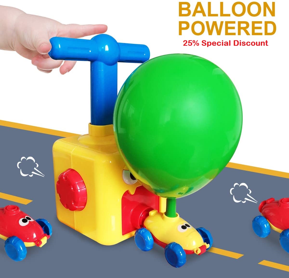 Balloon Launcher Racer Car