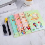 4 in 1 Sank Magic Reusable Writing Book with Pen & Refills - Image 4