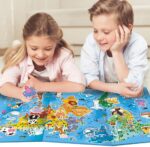 Magnetic Paradise World Map Jigsaw Puzzle for Kids – 25pieces - Image 4