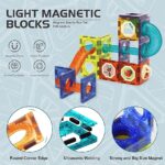 Magnetic Tiles Marble Building Blocks Set 49 Pieces - Image 7