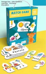 Cognitive Early Educational Learning Jigsaw Matching Puzzle