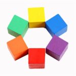 Colorful Wooden Building Blocks Cube 100 pieces - Image 7