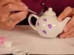 DIY Painting Ceramic Tea Set - Image 6