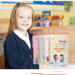 4 in 1 Sank Magic Reusable Writing Book with Pen & Refills