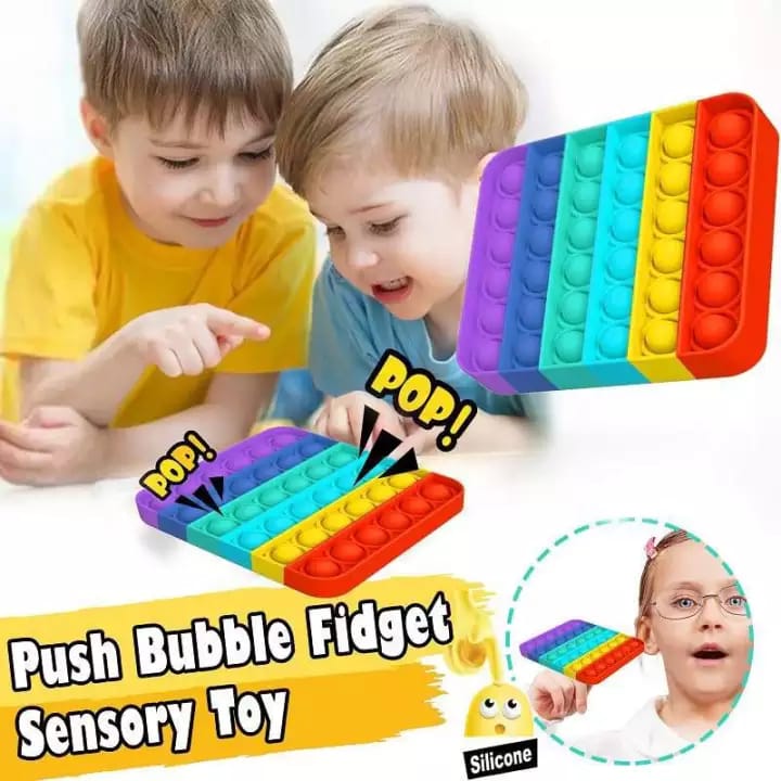 Fidget Sensory Pop it Toy (Square Shape)