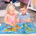Magnetic Paradise World Map Jigsaw Puzzle for Kids – 25pieces - Image 6