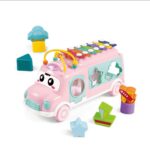 Huanger 3 in 1 Xylophone Sorter Bus - Image 4