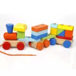 Wooden Shape Block Train - Image 4