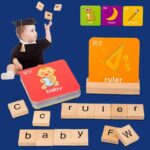 Wooden Alphabet Letter Matching Game