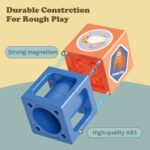 STEM Marble Run Magnetic Stacking Blocks with Dolls - Image 6