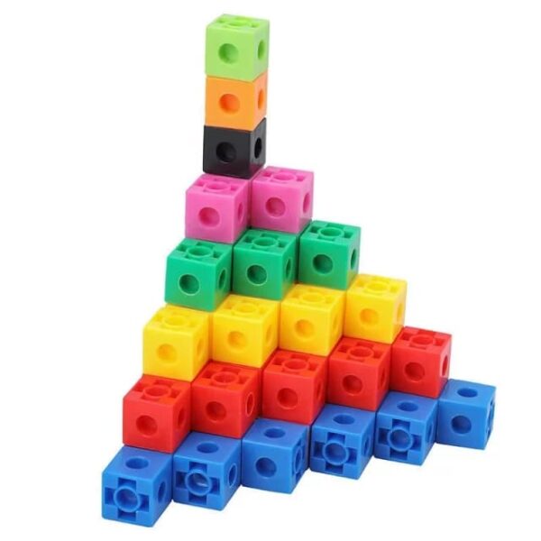 Interlink Pattern Blocks Square Link Building Blocks 120 Pieces - Learning Toys