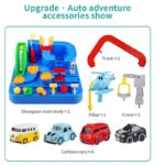 Car Adventure Toy With 4 Cars & Helicopter - Image 10