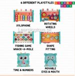 Whac A Mole Game Six Sided With Magnetic Fishing Game - Image 3