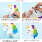 DIY Unicorn Sewing Activity & Craft Kit For Kids - Image 8
