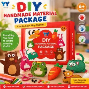 DIY Sewing Kit For Kids Art And Craft Activity