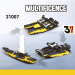 sailboat lego blocks bricks toys multificence 3 in 1 model