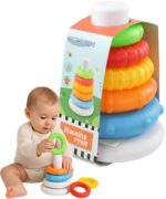Stacking Colorful Rings For Kids