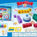 spelling game with bell and pattern cards