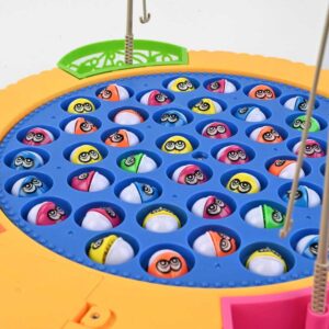 fishing game with 45 fishes and 4 fishing rods