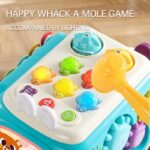 6 in 1 activity learners car for kids,xylophone,gear,hammering,fishing,light and sound
