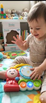 musical train with light and sound for toddlers
