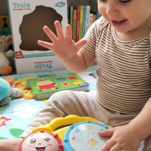 musical train with light and sound for toddlers