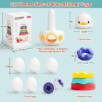 shape matching toy and stacking tumbler jenga game