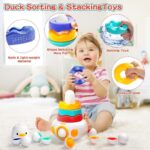shape sorting matching toy with stacking tumbler