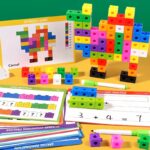 STEM square link building blocks With pattern cards