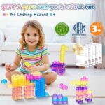 Soft Gummy Jelly Sensory Building Blocks For Kids 40 Pieces
