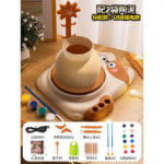 diy pottery wheel painting kit art and craft for kids