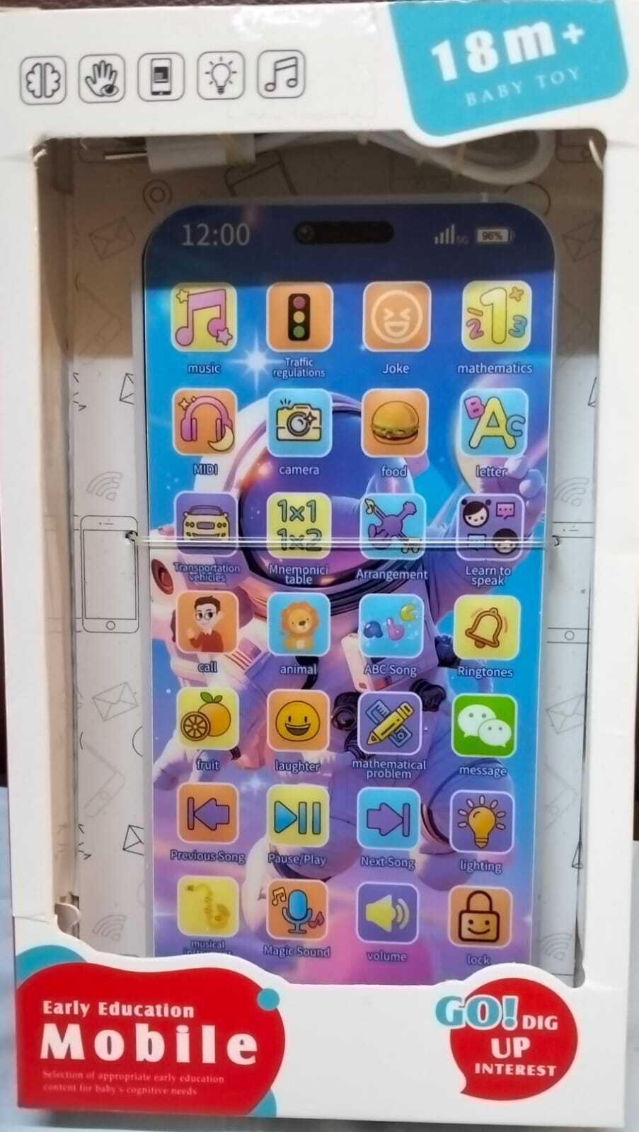 Early Education Mobile Rechargeab;e Early Education Mobile Baby toy