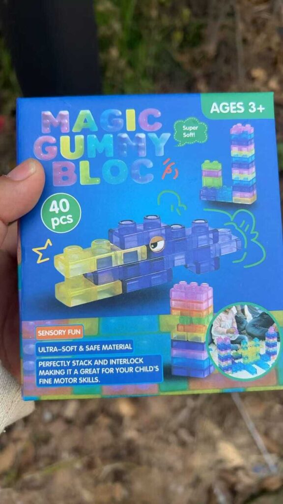 Soft Gummy Jelly Sensory Building Blocks For Kids 40 Pieces