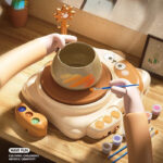 diy pottery wheel painting kit art and craft for kids
